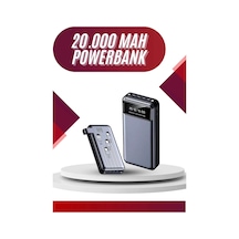 Buğz 4 Çıkışlı 20.000 Mah Powerbank Uzun Pil Ömürlü Taşınabilir