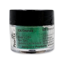 Pearl Ex Pigment Tozu, 3 G, Zümrüt, Epoksi Reçine İçin Gevşek Mika Tozu, Sulu Boya, Kaligrafi Mürekkebi Ve Kil, Ep Genel