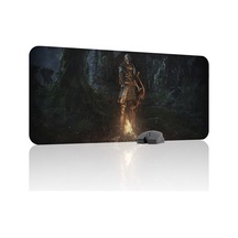 Dark Souls Kaymaz Dikişli Kauçuk Oyuncu Mousepad V1 - 90x40 Xxl Gaming Mouse Pad Fare Altlığı