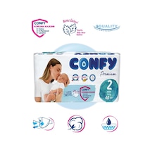 Confy Premium 2 Numara Bebek Bezi Mini 40 Adet