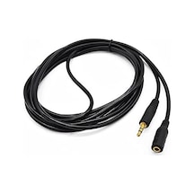 5 Metre 3.5 mm Kulaklık Ekleme Uzatma Kablosu Dişi Erkek Stereo