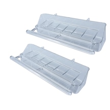 Tisert Büyük Bölmeli Mamalık Şeffaf 19 Cm X 2 Adet