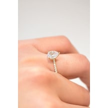 Yenigün Kuyumculuk 14 Ayar Altın Tek Taş Yüzük Yzk17986