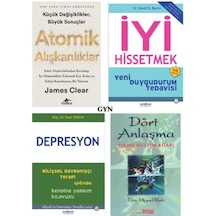 Atomik Aliskanliklar + İyi Hissetmek + Depresyon + Dort Anlasma 4 Set
