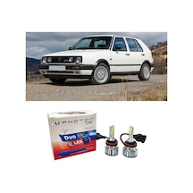 Vw Golf 2 Uzun+kısa Far Ampulü H4 Duo Yeni Seri Beyaz 1983-1992