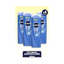 Elidor Superblend 2'si 1 Arada Şampuan & Krem Kepeğe Karşı Etkili 400 Ml X 4 Adet