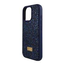 İphone 16 Pro Max Yıldız Tozu Premium Lacivert Silikon Kılıf