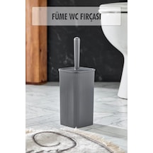 Wc Fırçası & Tuvalet Fırçası Füme 2 Parça Çok Renkli