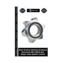 Özel Üretim Montaj Hırdavat Kurulum Mb-14033 Bar Klipsi Vida Şekilli Tekli Çok Renkli