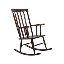 Dakota Rocker Amerikan Retro Ahşap Sallanır Sandalye Ceviz