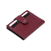 Tergan Bordo Deri Erkek Kredi Kartlık - S1kk00001617-m71 Bordo