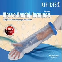 Kifidis Su Geçirmez Kol İçin Uzun Alçı ve Bandaj Koruyucu