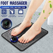 Yuntech01 Elektrikli Ayak Masaj Matı - 6 Mod Ve 9 Şiddet Seviyesi İle Yorumu Alın, Usb Şarjlı, Taşınabilir Ve Katlanabilir Çok Renkli