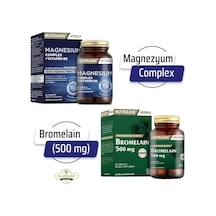 Magnezyum Complex Bromelain 500 Mg 60 Tablet