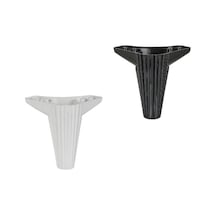 Wetra Ayak Çizgili Siyah 15 Cm Krom