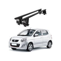 Royal Kia Picanto 2011-2017 Uyumlu Siyah Kilitli Ara Atkı Port Bagaj Tavan Barı