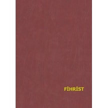 Ticari Fihrist 17x24 8'Li Cilt Bezli Özkan Bordo
