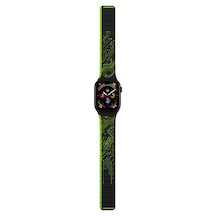 Watch 7 41mm Uyumlu Kordon Youngkit Technology Magnetik Tak Çıkar Silikon Strap Kayış Yeşil