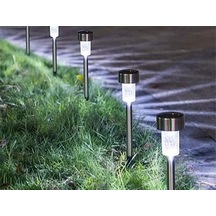 Lb 1 Adet Solar Sistem Bahçe Lambası Plastik Saplama Güneş Enerjisi İle Çalışma Çok Renkli
