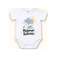 Babylimon Yağmur Sonrası Beyaz Kısa Kollu Çıtçıtlı Bebek Zıbını Beyaz - Yağmur Sonrası - 928161944 Beyaz - Yağmur Sonrası