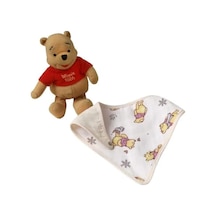 1500187654 Disney Winnie Pamuk Lisanslı Müslin Bandana, Çok Renkli