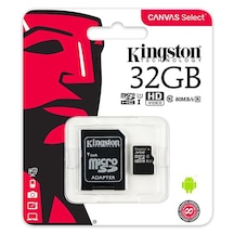 Kingston Micro Sd 32 GB SDCS/32 GB 10 80 Mb/S Hafıza Kartı