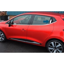 Renault Clio 4 Hb Krom Cam Çıtası 8 Prç. 2012-2019 Paslanmaz