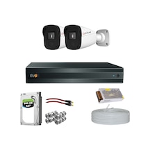 Rivo Dcam 2 Kameralı 40 Metre Gece Görüşlü Set 500gb Hdd