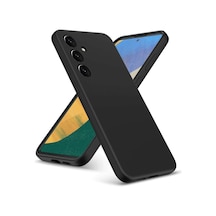 Samsung Uyumlu Galaxy A36 Kılıf Nano İçi Kadife Silikon - Siyah Diğer