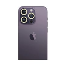 Apple İphone 12 Pro Max Neon Fosforlu Kamera Lens - Beyaz Belirtilmemiş