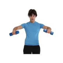 Sportive Yuma Slim Erkek Mavi Antrenman T-shirt 25ke1026-rmvı 1776439 Mavi