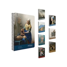 Gıpta Art Master 19x26 CM 100 Yp. Çizgili Spiralli Karton Defter