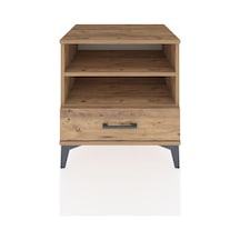 Hyperion Komodin 2 Raflı Tek Çekmeceli 60x44x64 Çam-çam Atlas Çam