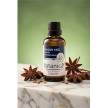 Botanica %100 Saf Anason Yağı Yoğun Aromalı Gıda Uyumlu Katkısız Doğal Bitkisel Uçucu Aromaterapi 50 Ml 50 ML