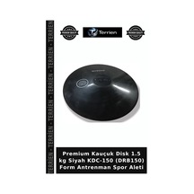 Premium Kauçuk Disk 1.5 Kg Siyah Kdc-150 Drb150 Form Antrenman Spor Aleti