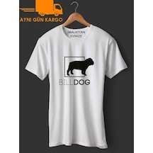 Bılldog Baskılı Tişört Tshirt Ücretsiz Kargo