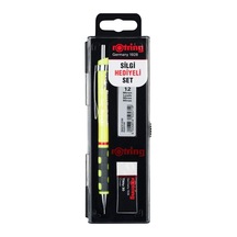 Rotring Tikky Okul Seti 0.5 Mm Neon Sarı Versatil Kalem + Silgi + Uç