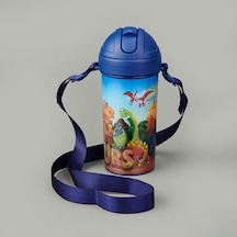 Cosmo Dinozor Figürlü 3d Tritan Matara - Renkli - 415 Ml Çok Renkli