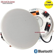 Alçıpan Tavan Hoparlör Bluetooth Özellikli 220 Volt İle Çalışır
