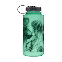 Nalgene Sustain Tritan Bpa İçermeyen Su Şişesi,%50 Plastik Atıktan Elde Edilen Malzemeden Üretildi Iscc Sertifikalı Kütle Dengesi Kullanarak , 32 Oz, Geniş Ağız, Kızdırma Denizanası 0