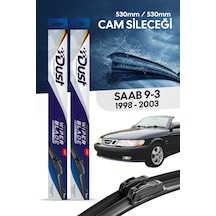 Saab 9-3 Cabrio Silecek Takımı 1998-2003 Uyumlu 530mm/530mm