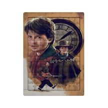 Ghostbastır Design Geleceğe Dönüş 99 Parça Ayaklı Puzzle Dekoratif Çocuk Yapbozu 0132