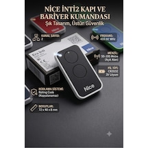 Era Inti2 Garaj, Bariyer Ve Kapı Kumandası - 2 Kanallı 433.92 Mhz Rolling Code Siyah ,bahçe Kapısı Kumandası - Kopyalanamaz Yüksek Güvenlikli