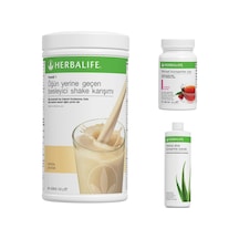 Herbalife Başlangıç Paketi Vanilya Aromalı Shake Ahududu Aromalı Çay Aloevera Suyu