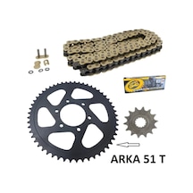Cf Moto Nk 400 Oringli Zincir Dişli Seti Performans Arka Dişli 51 T Sfr Gold Zincir Supermoto