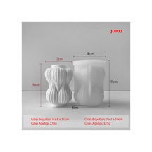 Alçı & Taş Tozu & Epoksi Hobi Döküm Çalışmaları İçin Esnek Silikon Kalıp J-1033