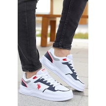 U.s. Polo Assn. Alucard 5fx Beyaz Erkek Sneaker 000000000101971063 Beyaz-lacı Beyaz - Lacivert