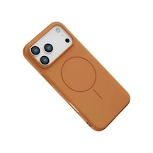 Joko Apple Uyumlu iPhone 17 Pro Uyumlu Jully Magsafe Kapak - Turuncu