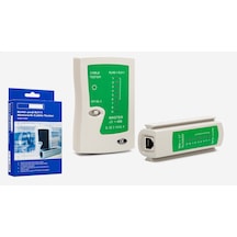 Rj11 Rj45 Cat5 Network Kablo Tester Test Kontrol Bağlantı Cihazı