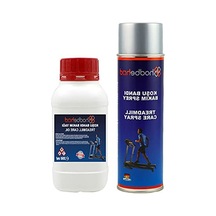 Koşu Bandı İçin Silikon Yağı Seti, 250 Ml Sıvı Ve 500 Ml Sprey İle Bakım Açık Kırmızı
